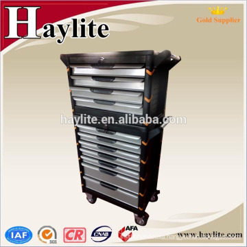 China jockey wheel metal tool box with drawers for wholesale